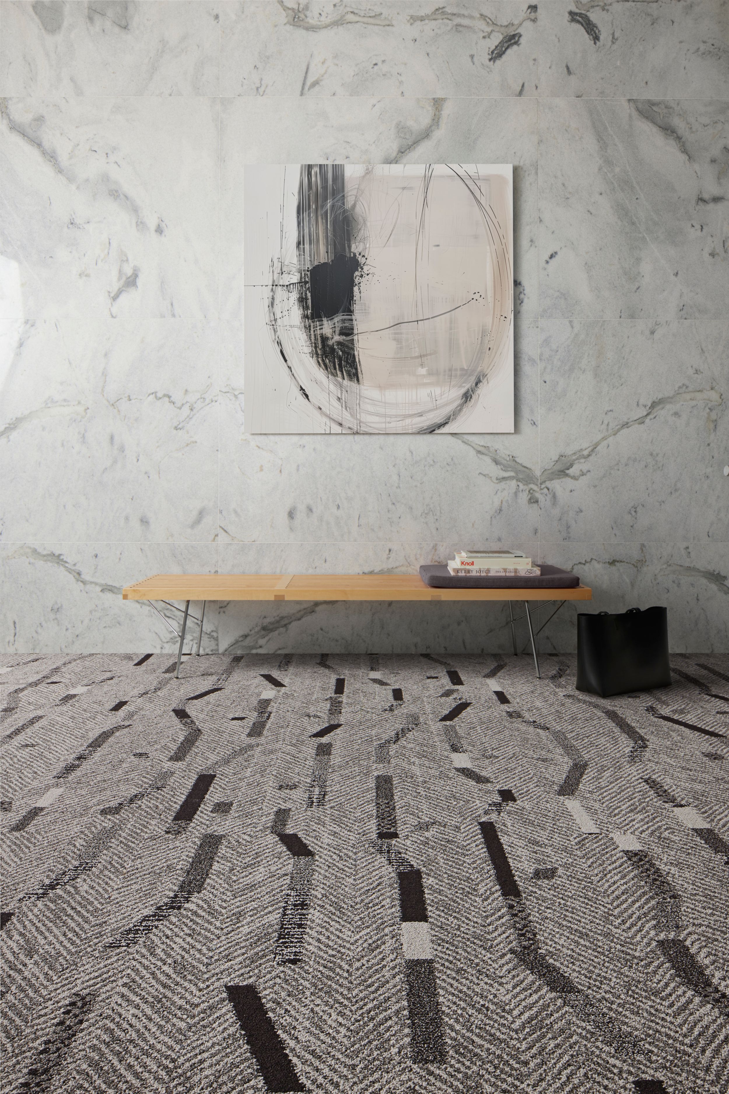 Interface Accent Hour plank carpet tile in public space image number 1
