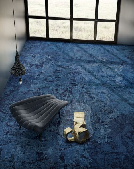 Aerial view of Interface B601, B602 and B603 carpet tile in lounge Bildnummer 2