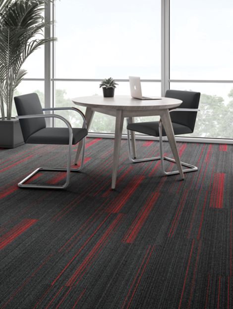 Interface BP410 plank carpet tile in meeting room image number 4