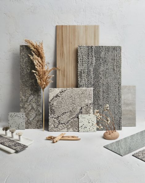 Inspirational tabletop palette with Beaumont Range and Fresco Valley products in Greige and Oak numéro d’image 9