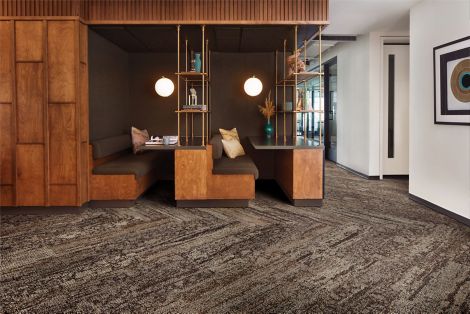 Interface Eben plank carpet tile in a flexible work space image number 3