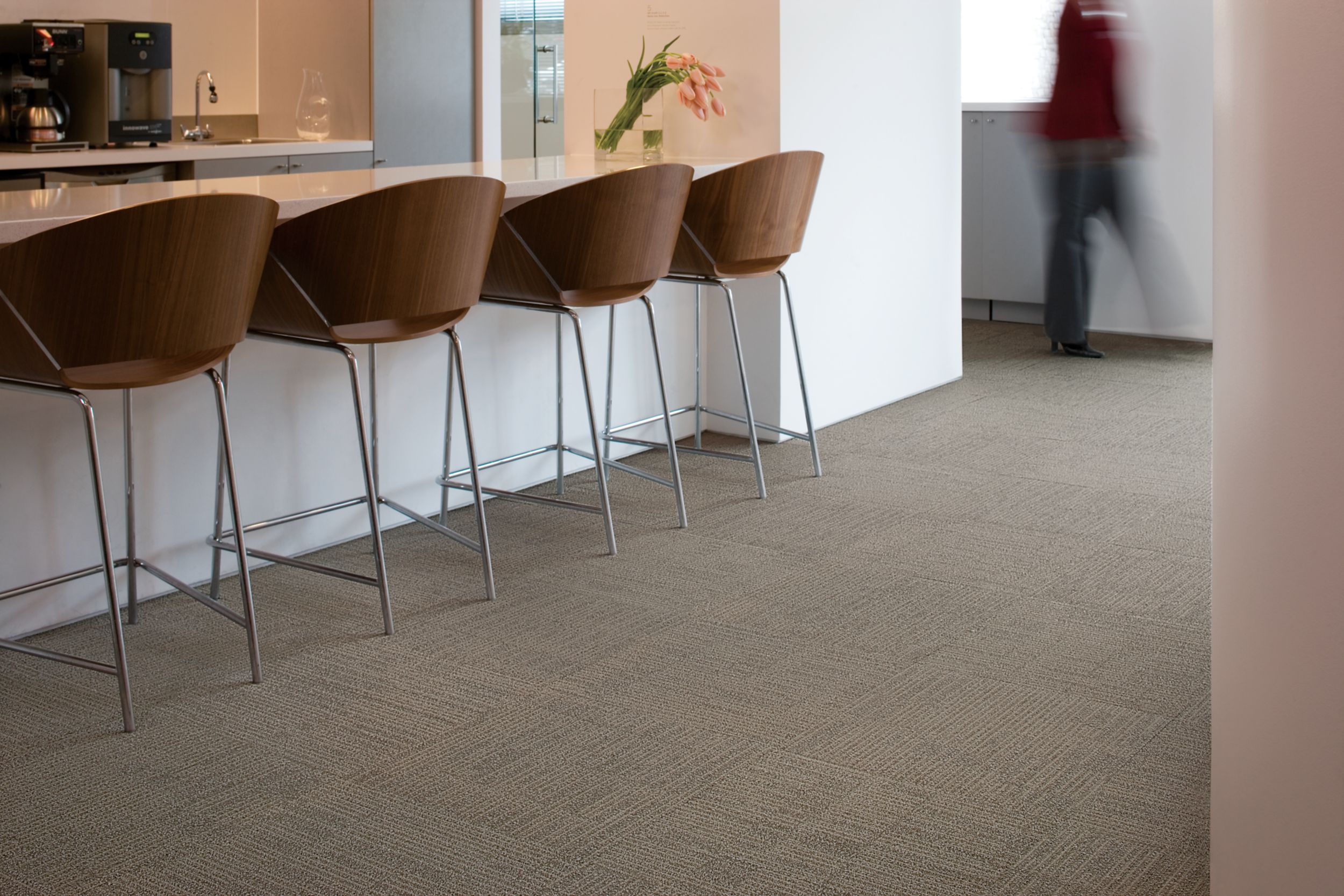Interface Brescia carpet tile in office break area image number 5
