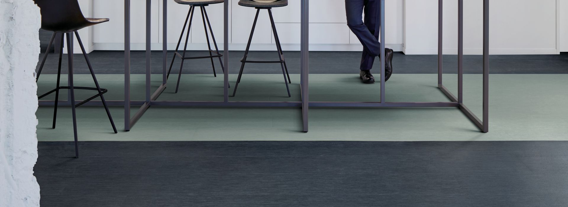 Brushed Lines: LVT Resilient Flooring by Interface