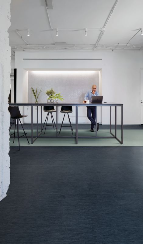 Brushed Lines: LVT Resilient Flooring by Interface