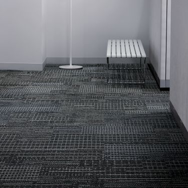 Interface CT111 plank carpet tile in office corridor image number 1