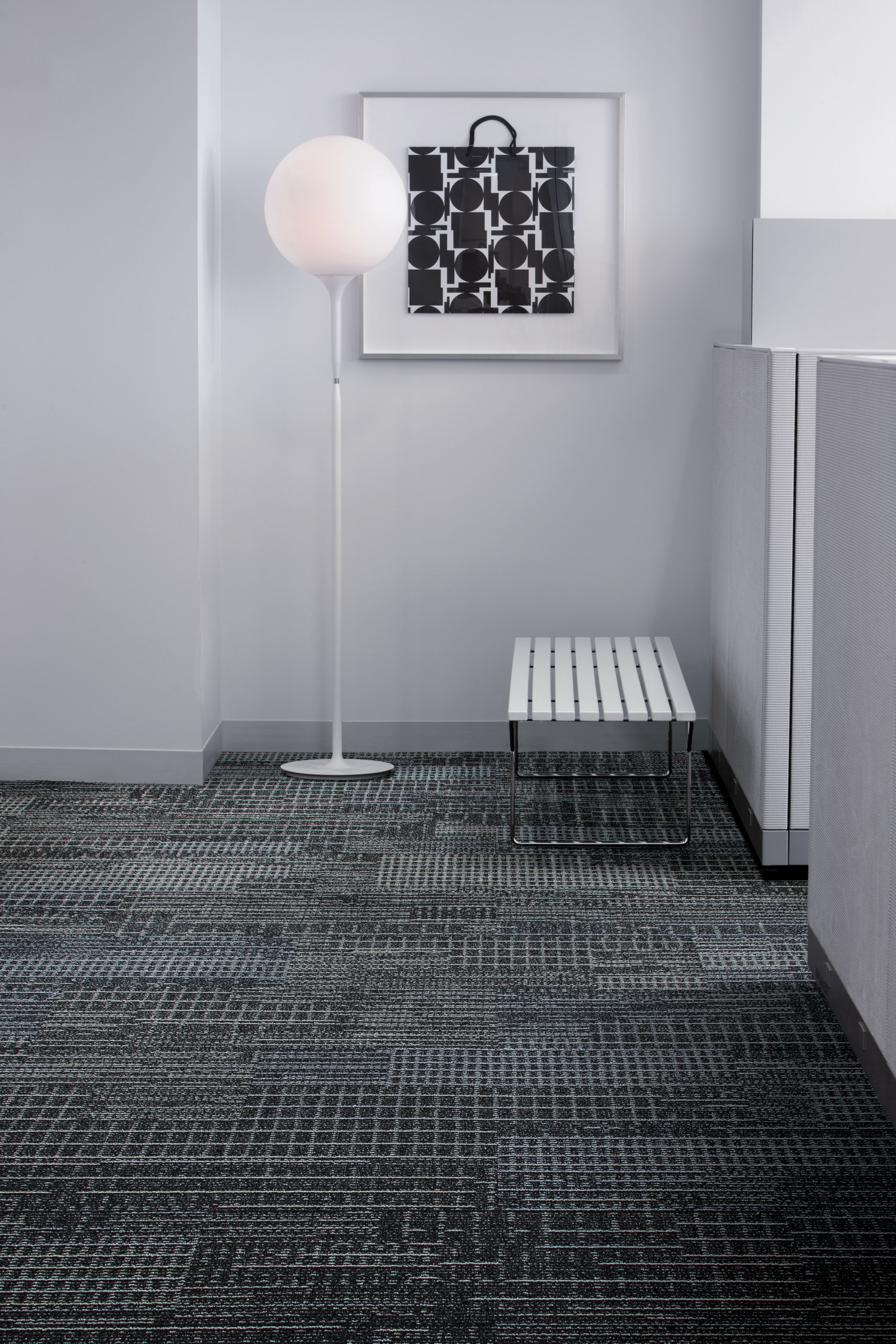 Interface CT111 plank carpet tile in office corridor image number 5