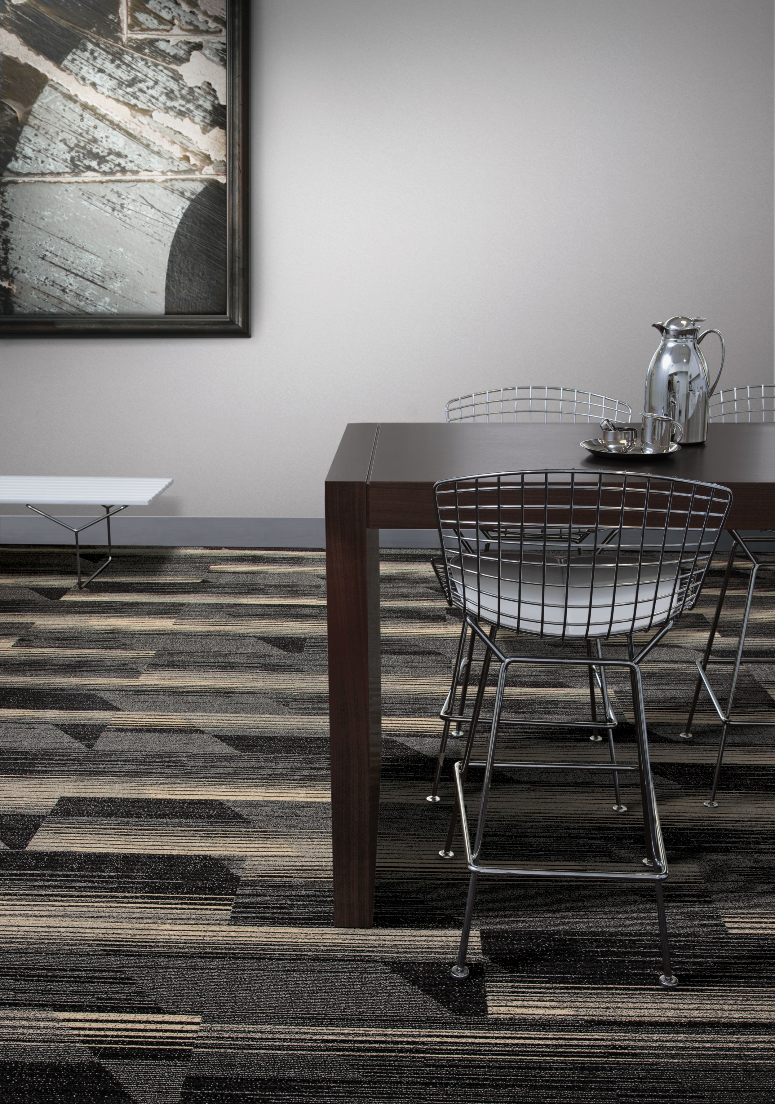 Interface CT113 plank carpet tile in private office image number 1
