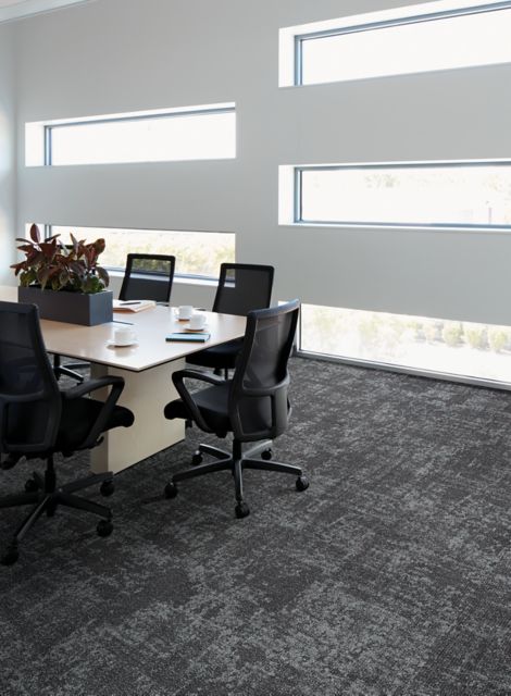 Interface Cloud Cover carpet tile in meeting room