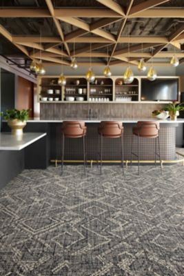 Dual Effect: Crafted Connections Collection Carpet Tile by Interface