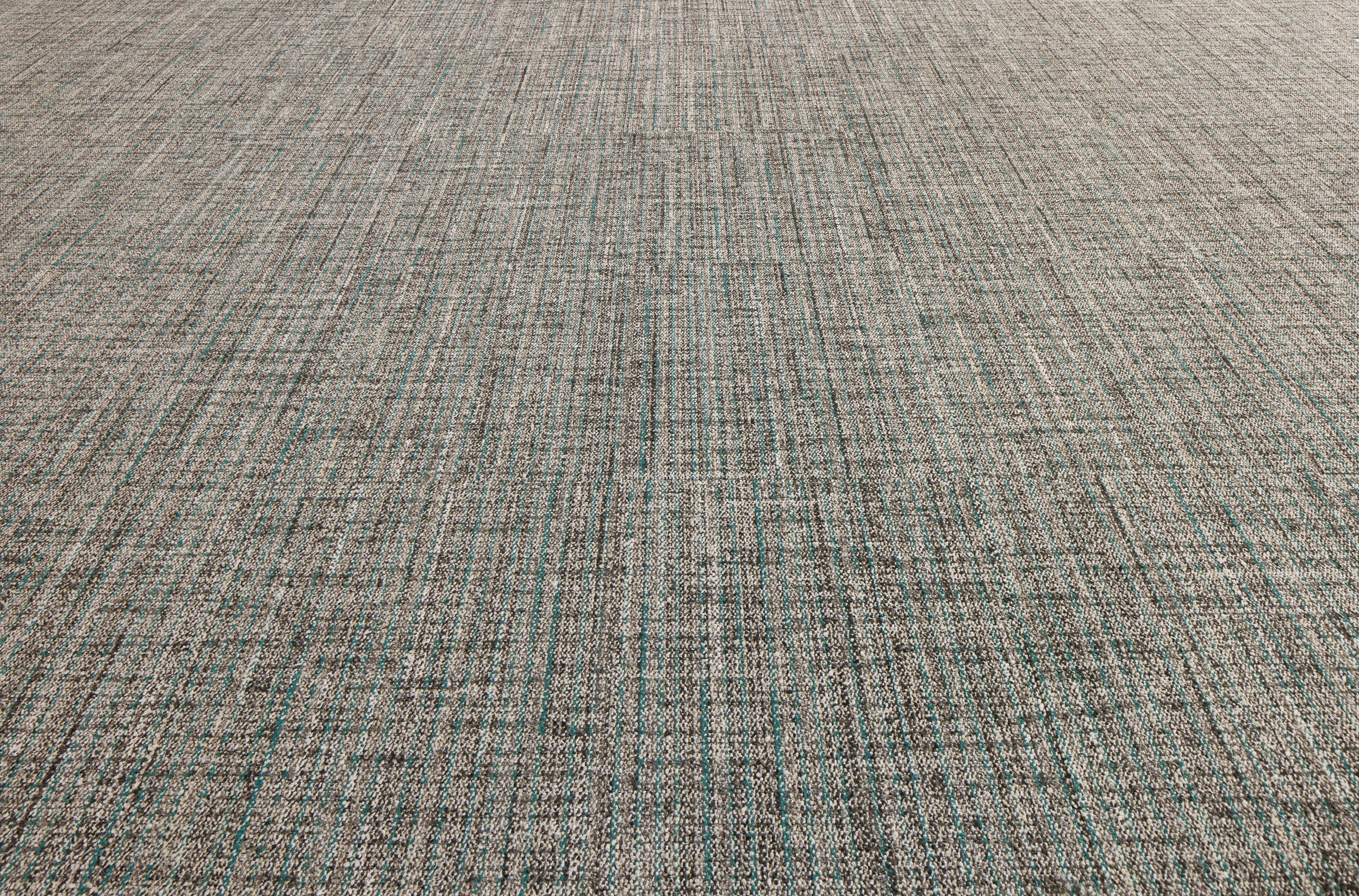 Thread Lightly Carpet Tile in Fossil/Teal num&eacute;ro d&rsquo;image 7