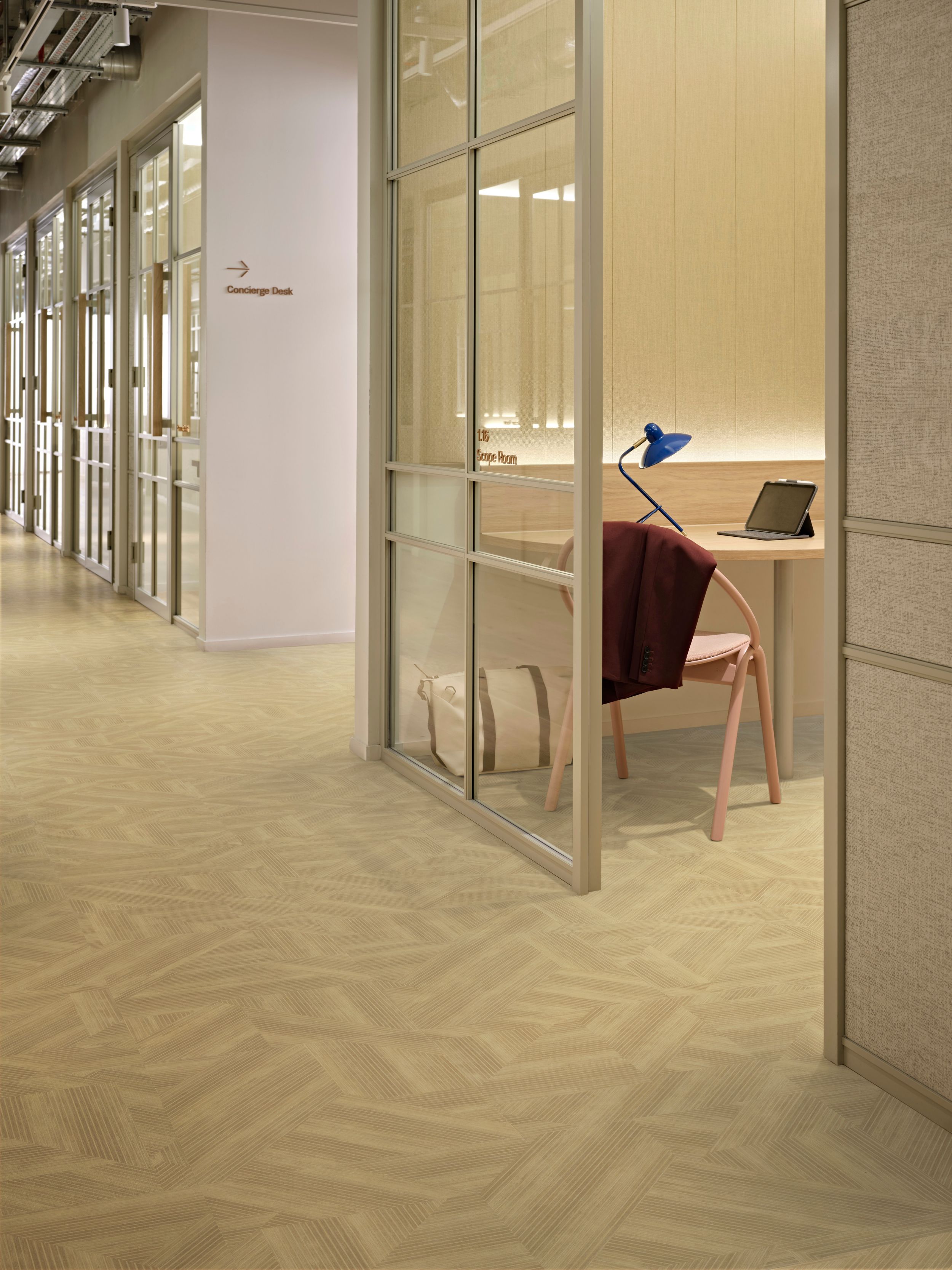 Interface Cut and Form LVT in workplace corridor and small conference room image number 9