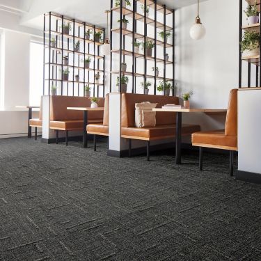 Interface EE711 carpet tile in workplace cafe area image number 1