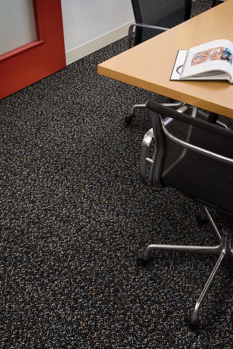 Interface Earth II carpet tile in workspace with office chair and corner of wood table image number 5
