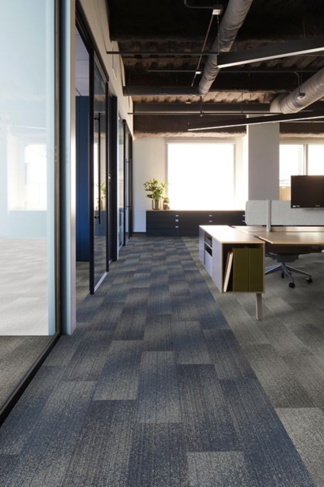 Interface Effervescent plank carpet tile in modern, open office image number 3