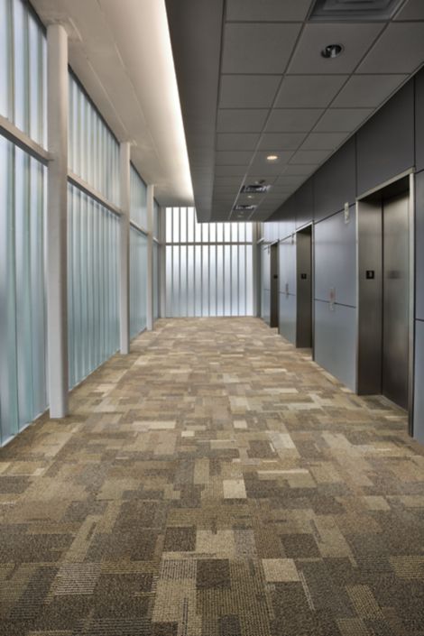 Interface Entropy carpet tile in elevator waiting area image number 2