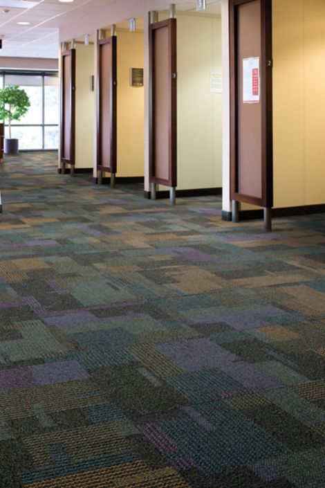Interface Entropy carpet tile in corridor with consultation areas
