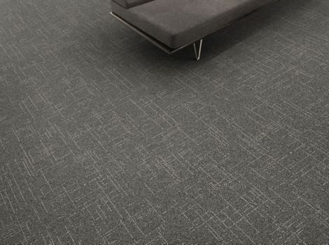 Detail image of Interface DL901 carpet tile with bench image number 3