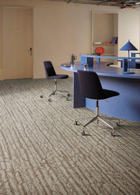Interface First Light plank carpet tile in workplace collaborative space image number 4