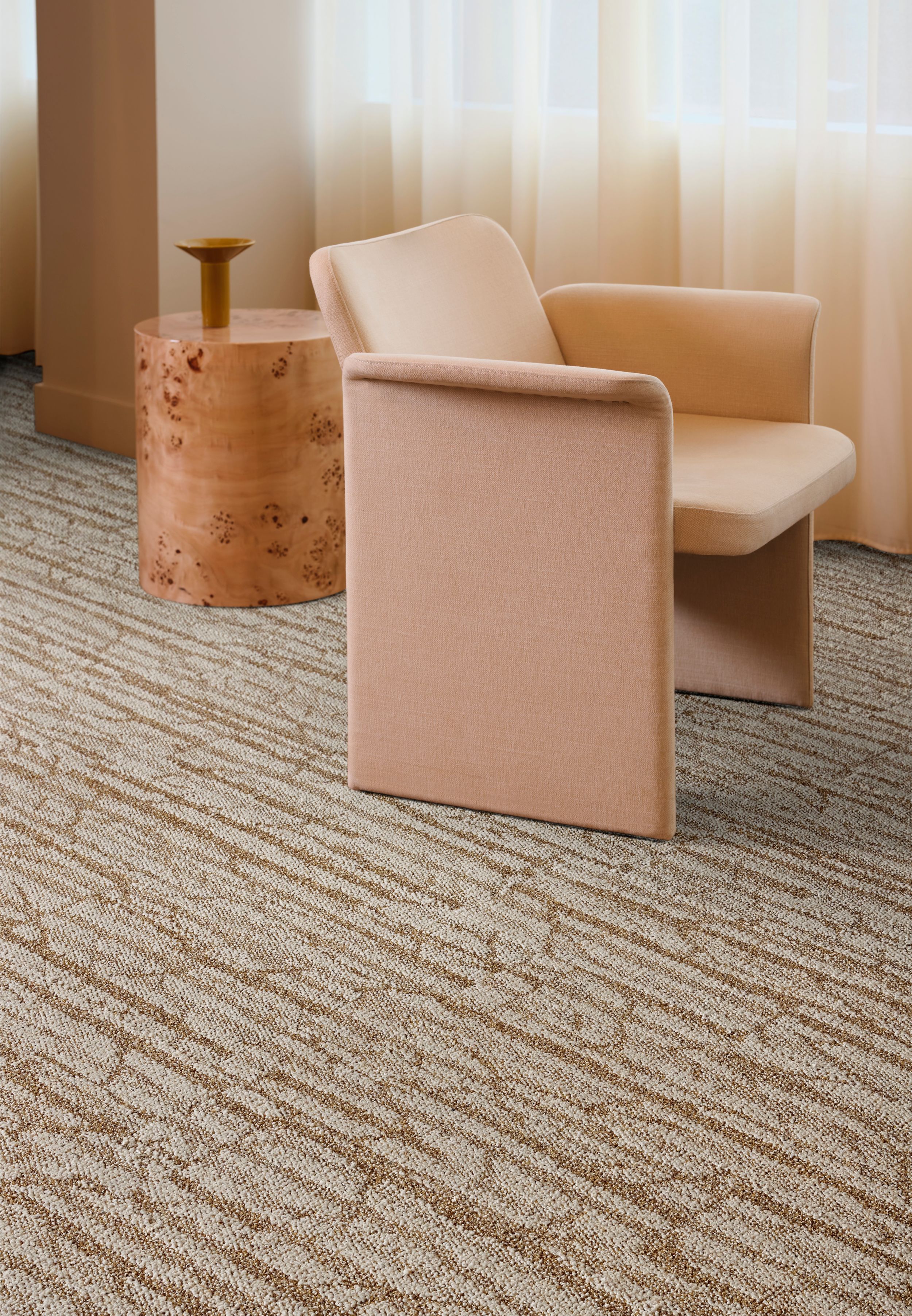 Interface First Light plank carpet tile in workplace lobby image number 2