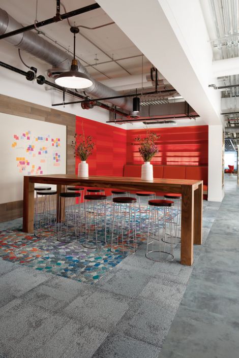 Flagstone: Human Connections Collection Carpet Tile by Interface
