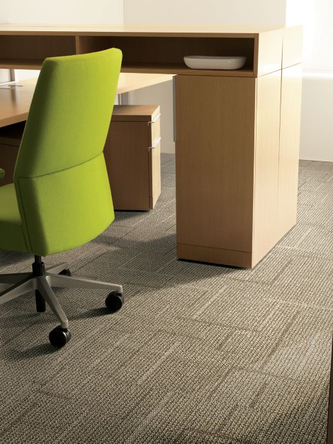 Furrows II: Commercial Carpet Tile by Interface