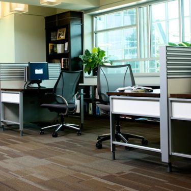 Interface Happening carpet tile in open cubicle area image number 1