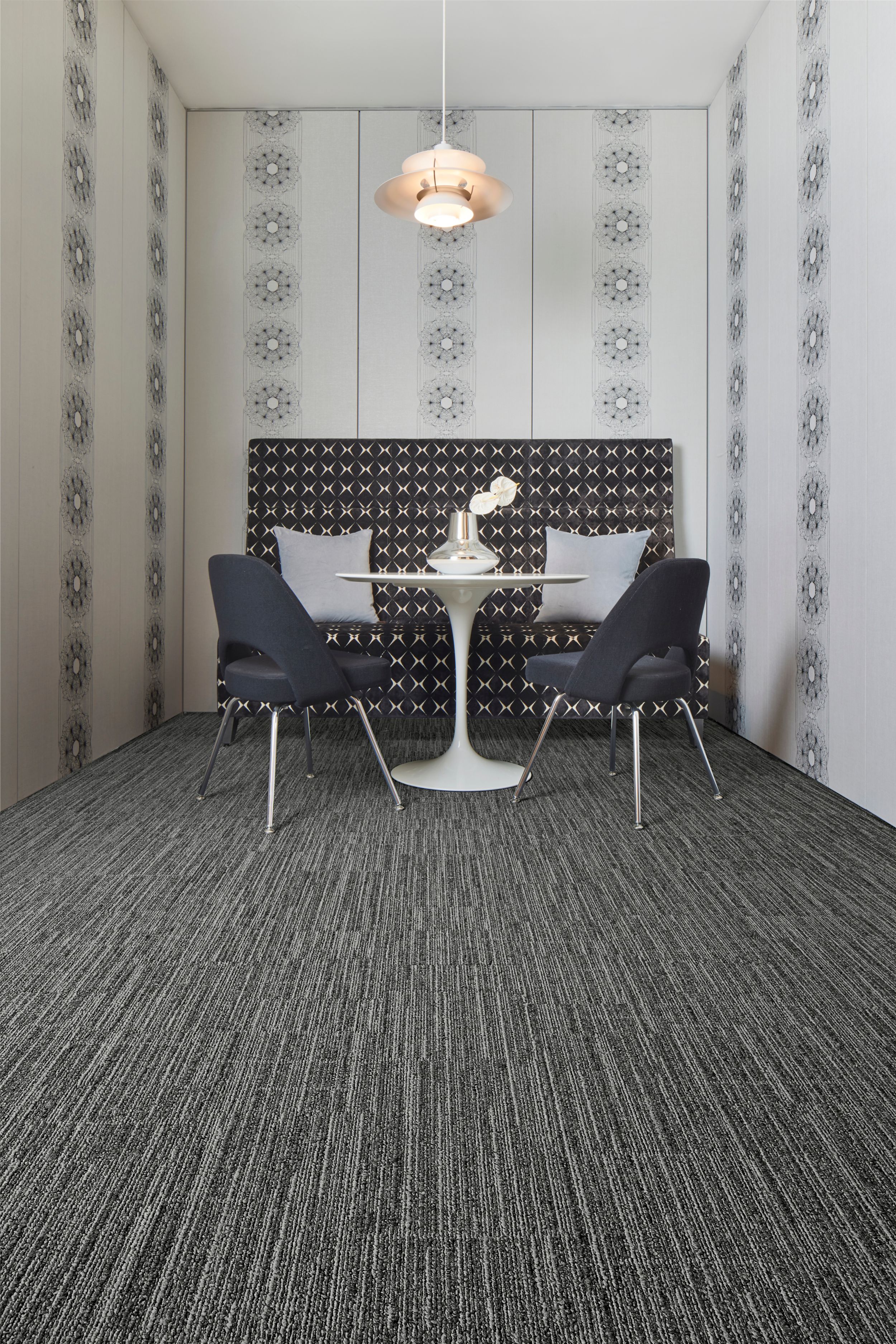 Interface Goes Around plank carpet tile in small meeting space image number 1