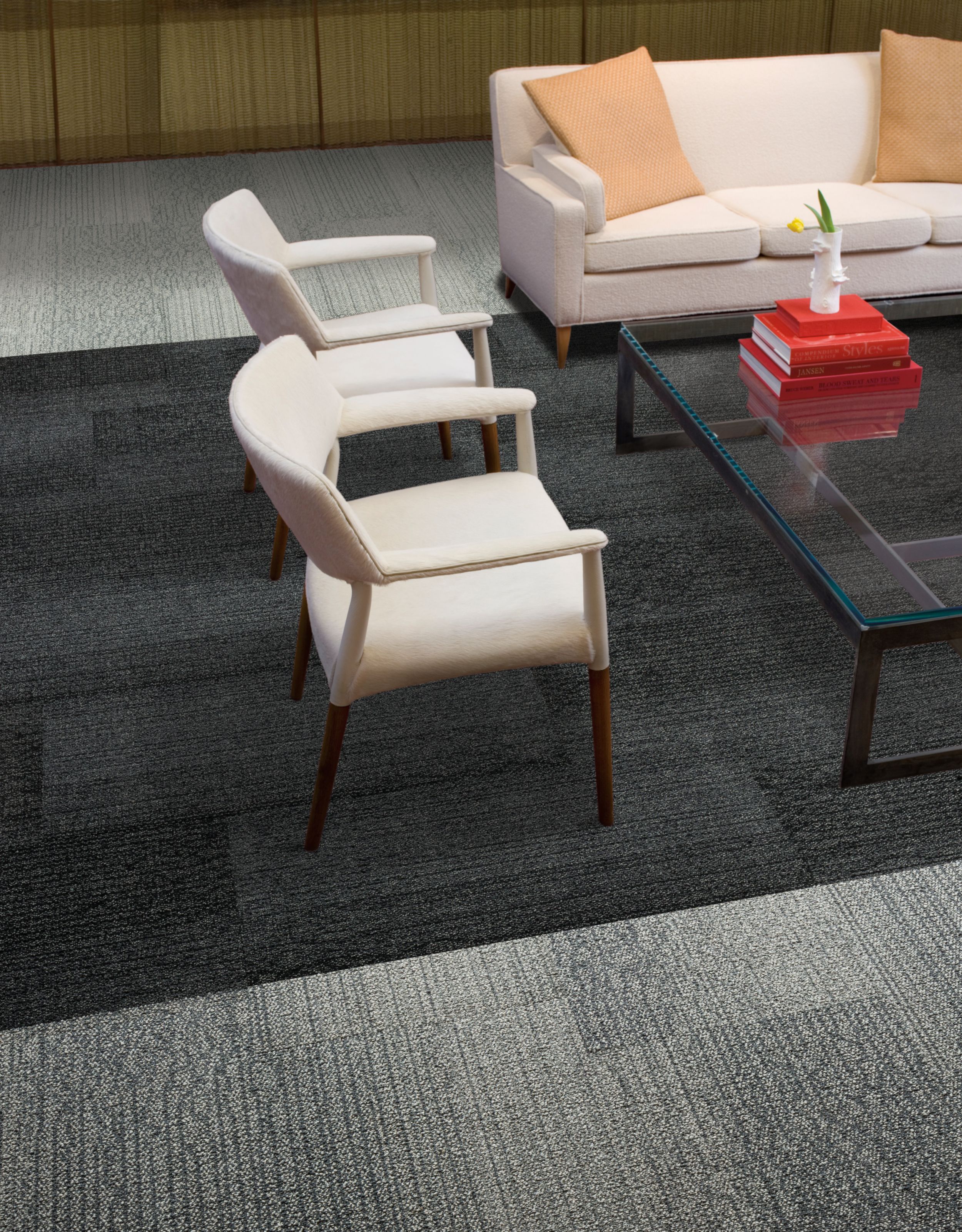 Interface Grasmere plank carpet tile in seating area image number 3
