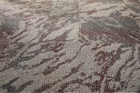 Hard Truth carpet tile in Wine installed non directional image number 5