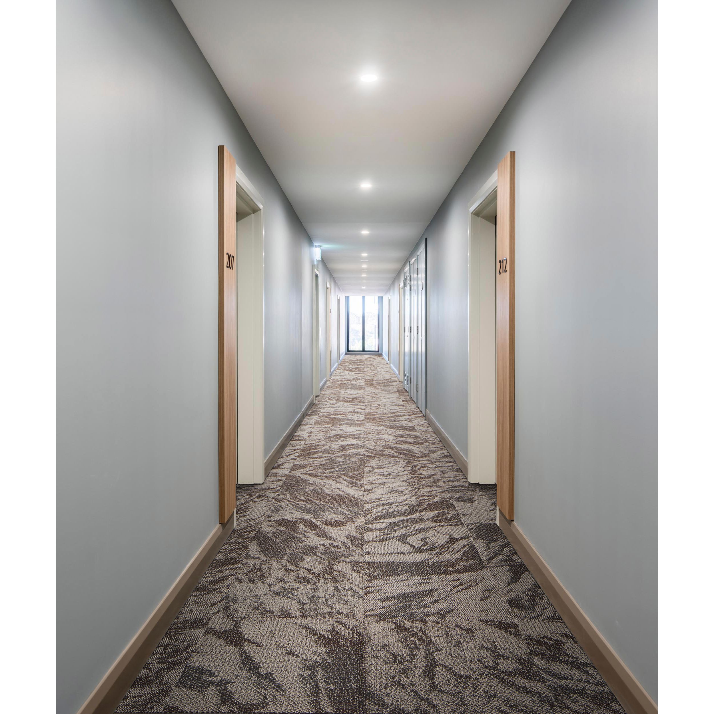 Interface Hard Truth carpet tile in corridor image number 2