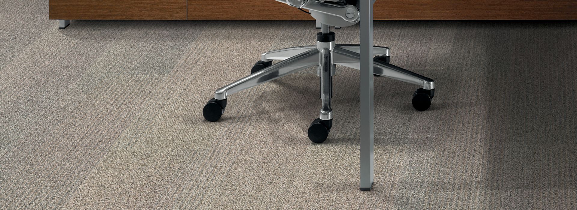 Interface Harmonize plank carpet tile in open office
