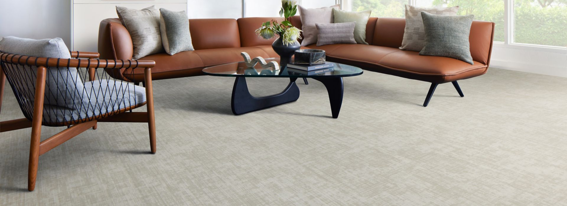 Interface Heirloom plank LVT in lobby/lounge area
