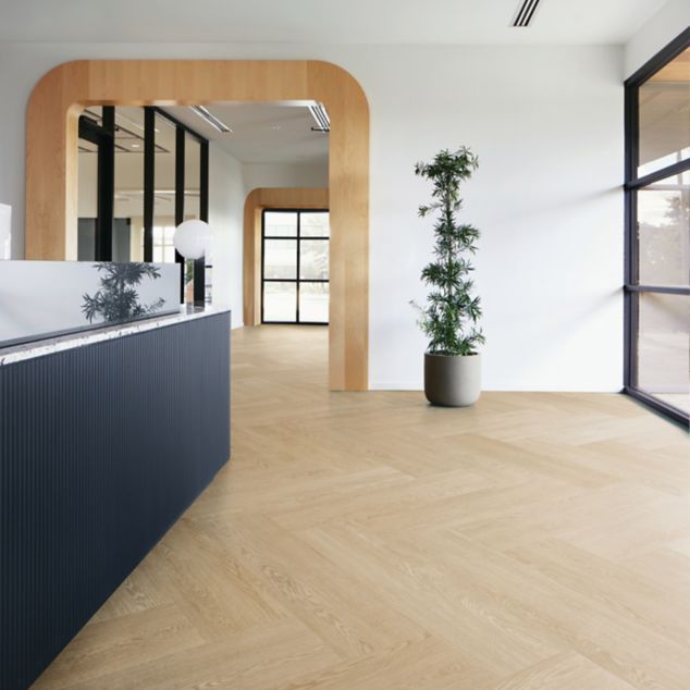 Interface Northern Grain LVT in Reception