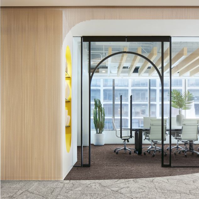 Interface Cap Rock and Keys View carpet tile in office space