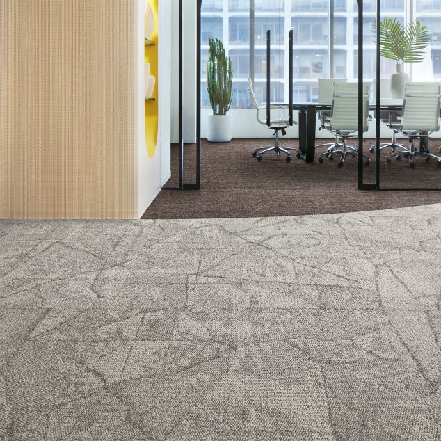 Interface Cap Rock and Keys View carpet tile in office space