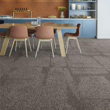 Interface Jumbo Rock carpet tile in casual dining area image number 1