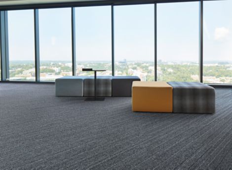 Interface WW860 carpet tile in modern open air lobby image number 4
