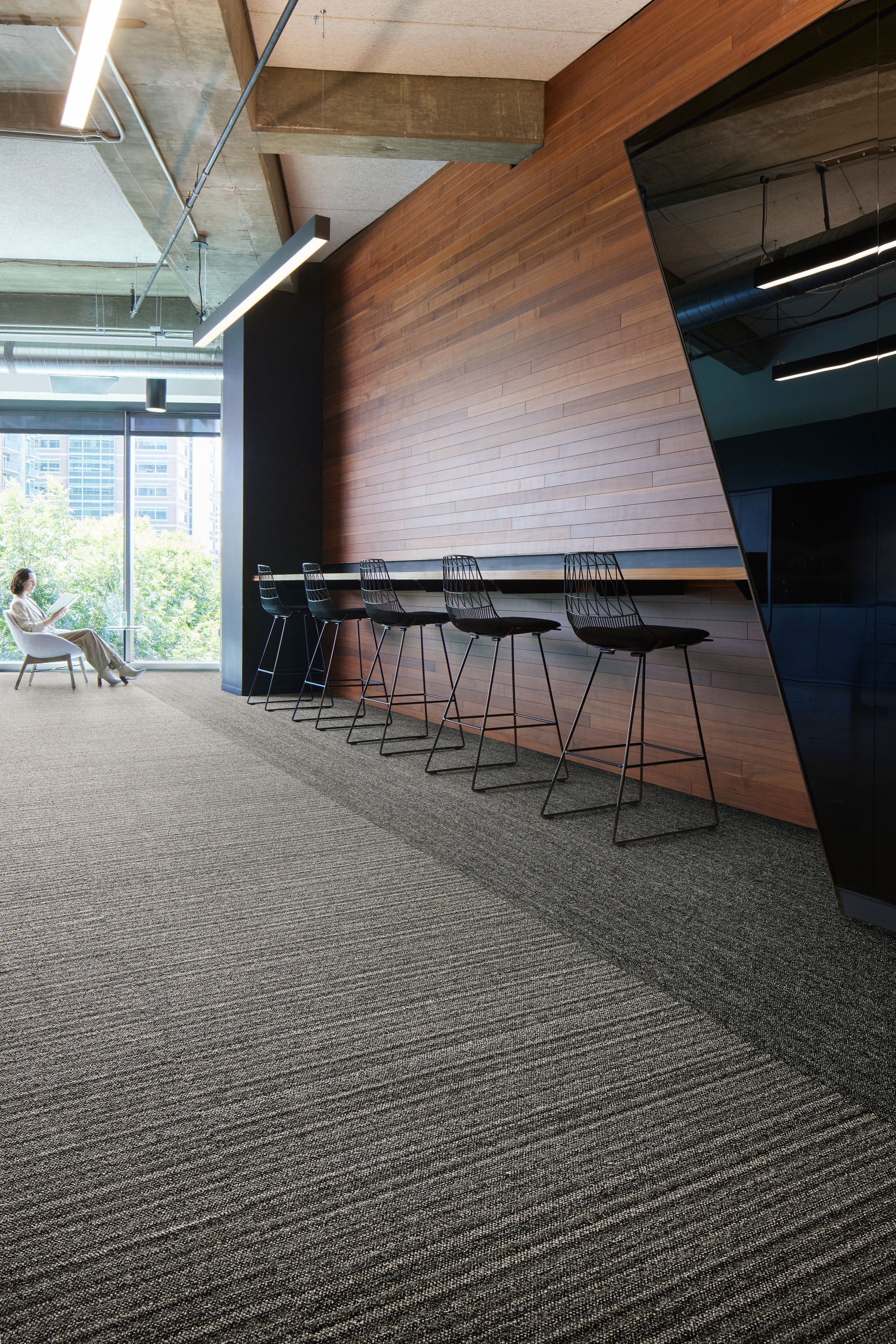 WW860: World Woven Collection Carpet Tile by Interface