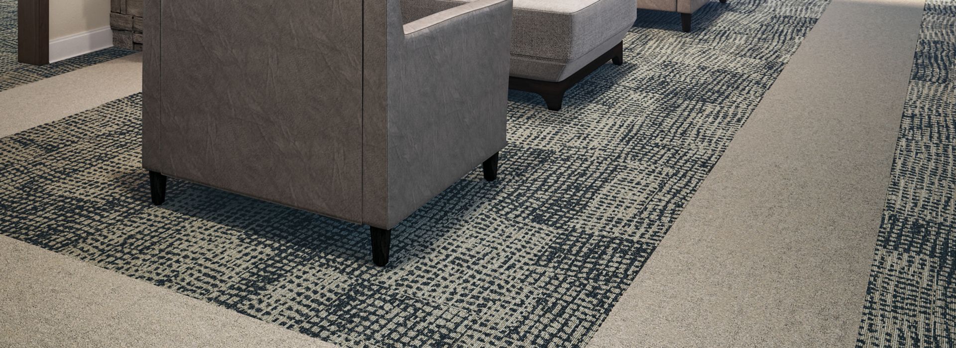 Shaded Pigment Simple Abstraction Collection Carpet Tile by Interface