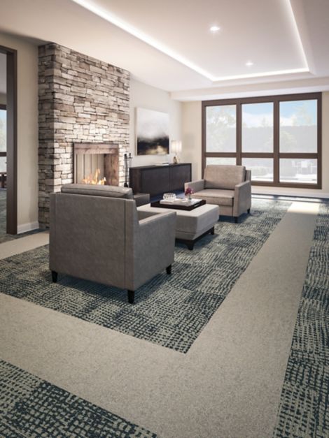 Shaded Pigment Simple Abstraction Collection Carpet Tile by Interface