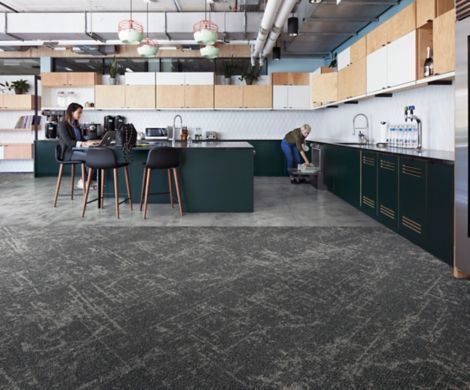 CARPET: Ice Breaker, Quarry LVT: Level Set Textured Stones, Cool Polished Cement, Non Directional  Bildnummer 9