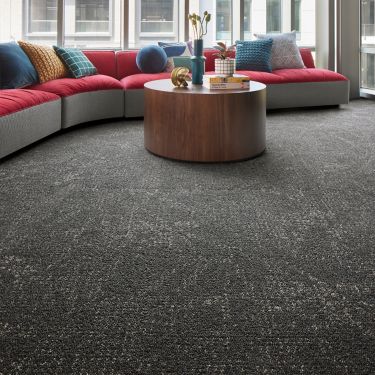 Interface Interpret carpet tile in workplace or hospitality lobby image number 1