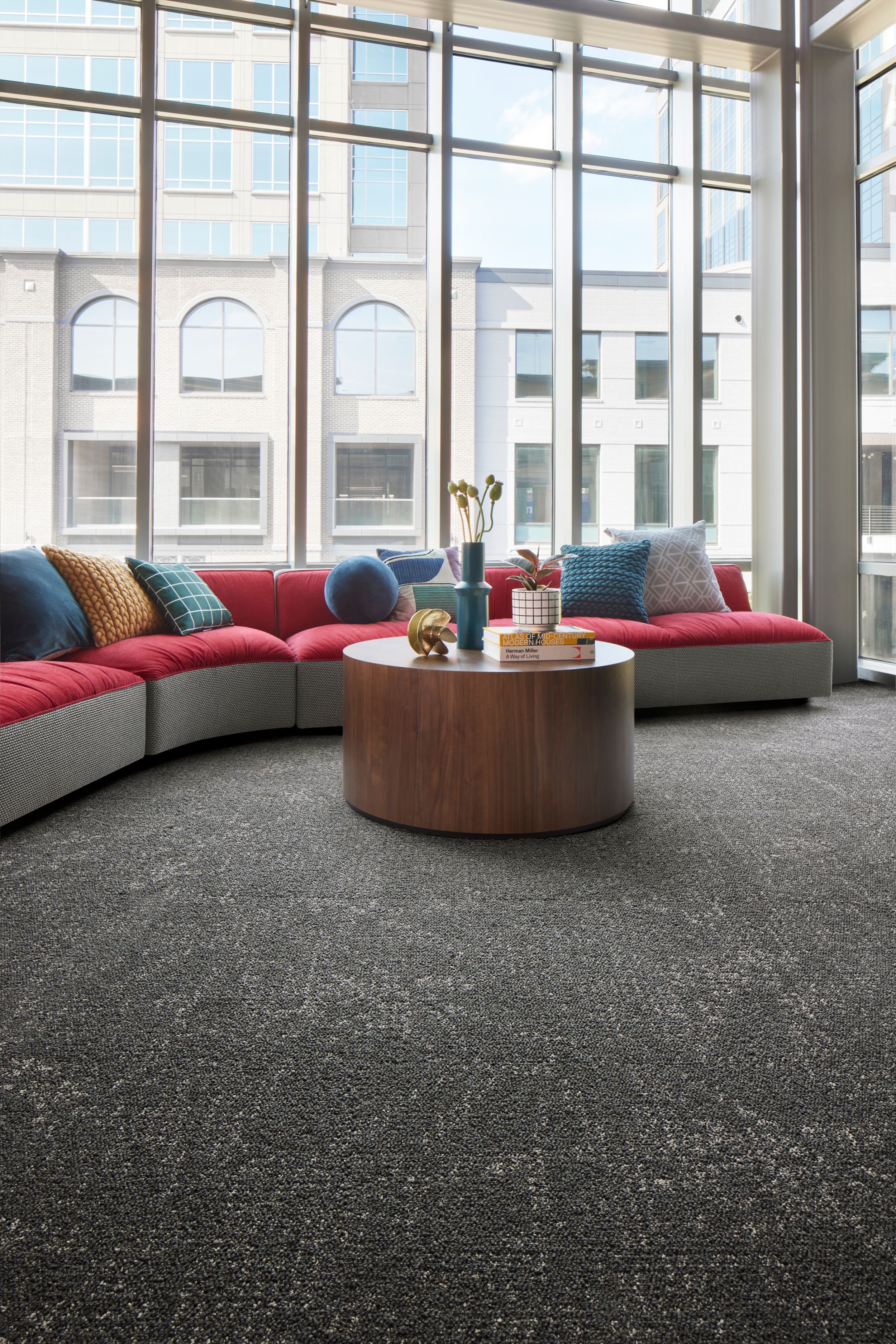 Interface Interpret carpet tile in workplace or hospitality lobby image number 1