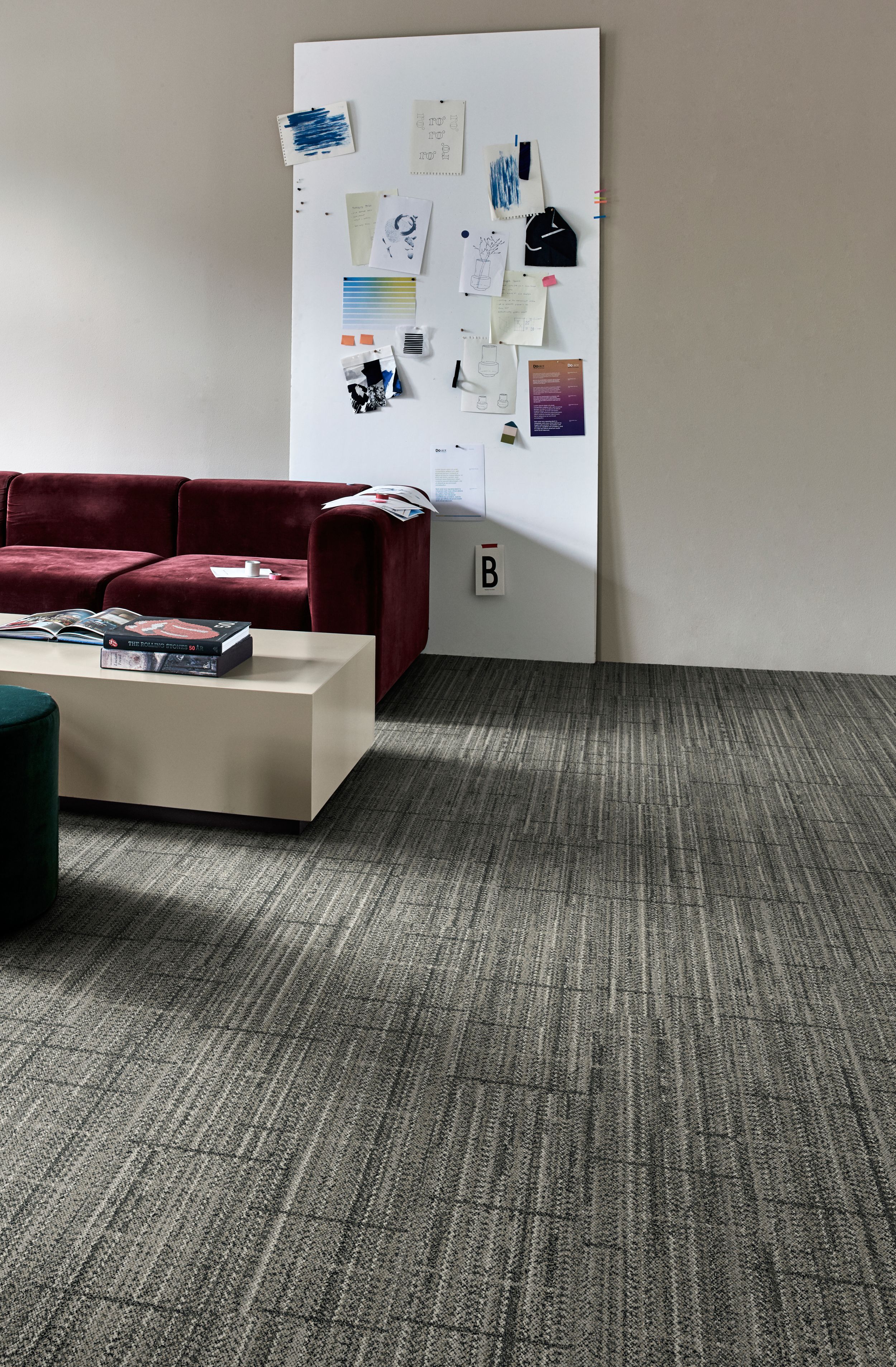Interface In the Fold plank carpet tile in private office image number 2