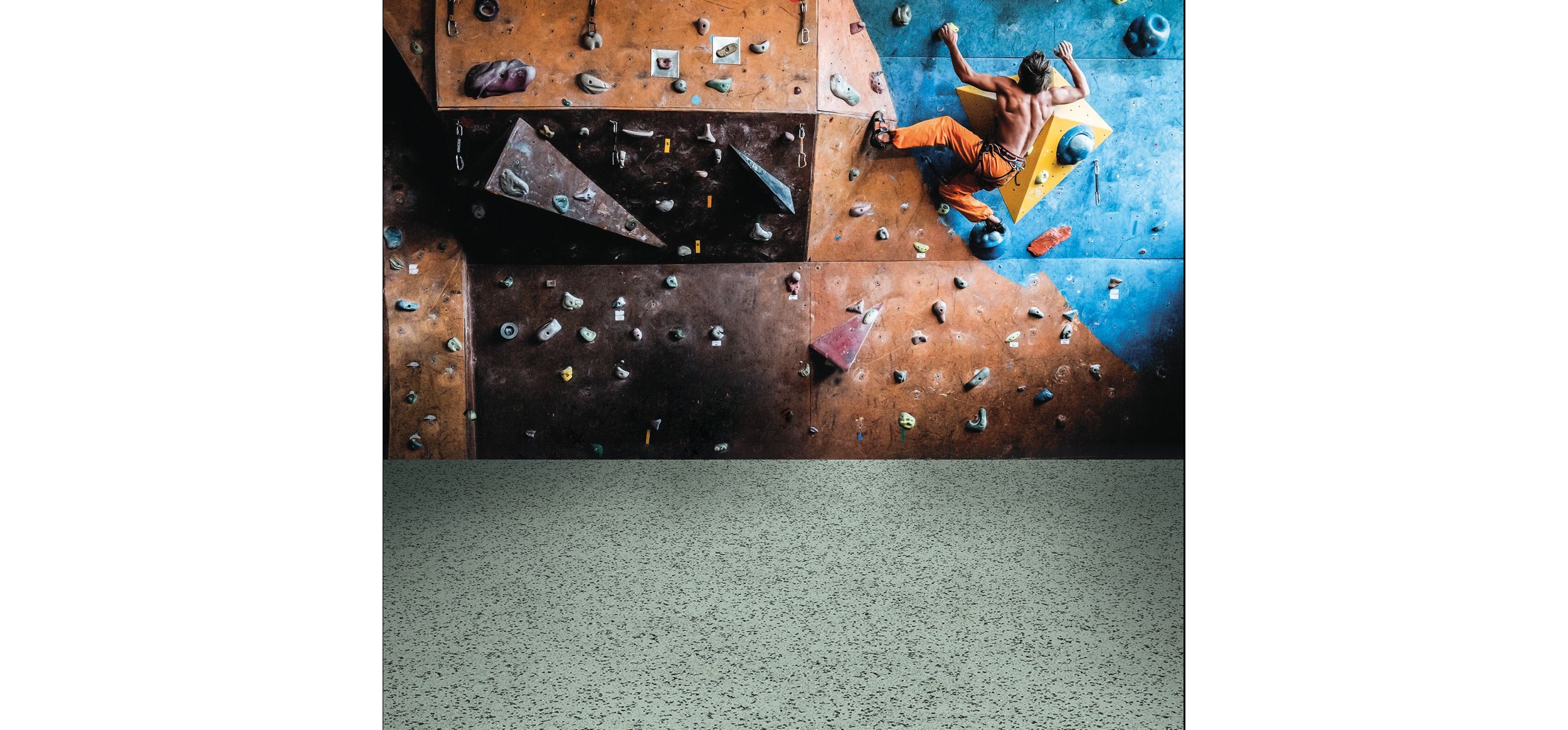 image noraplan ultra grip rubber flooring in rock climbing facility numéro 2