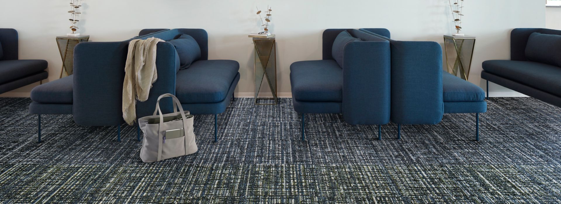 Interface Knitstitch carpet tile in lobby