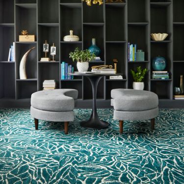 Interface LC05 carpet tile in hospitality lobby afbeeldingnummer 1