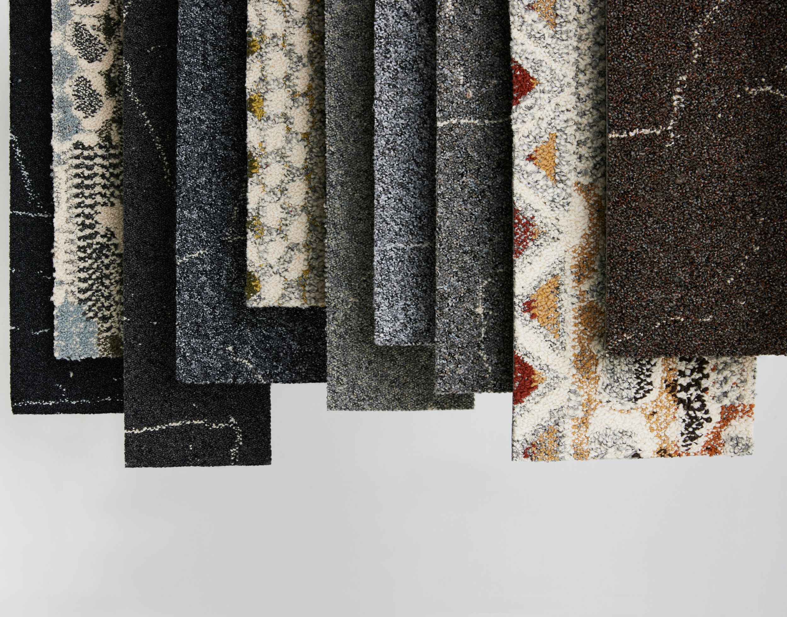 Tabletop palette of Interface Lost Palms carpet tile collection image number 5