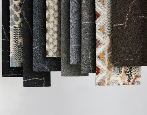 Tabletop palette of Interface Lost Palms carpet tile collection image number 5