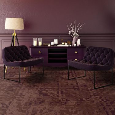 Interface Head Over Heels M1032 carpet tile in hotel seating area image number 1